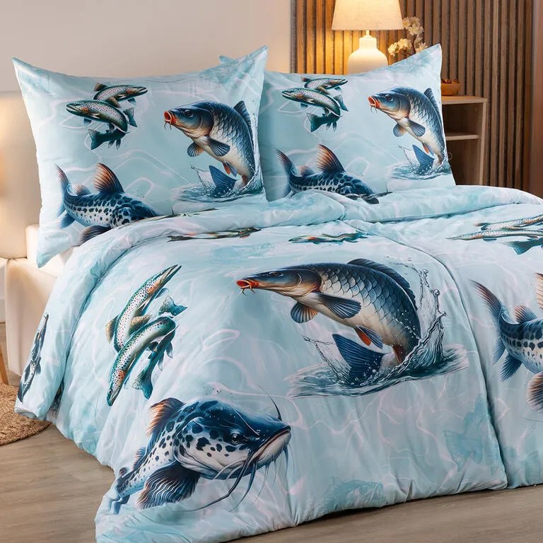 Lenjerie de pat din microfibră PEȘTI