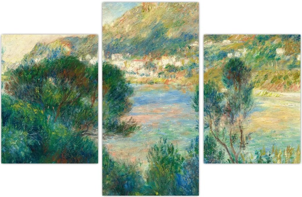 Tablou - Auguste Renoir, View of Monte Carlo from Cap Martin, reproducere (90x60 cm)