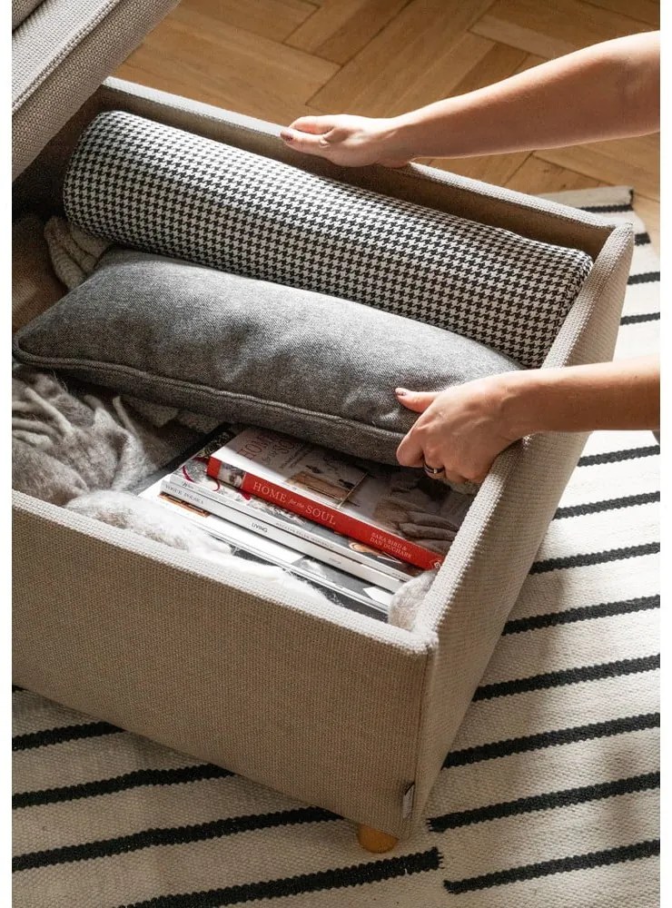 Taburet maro deschis Simon – Miuform