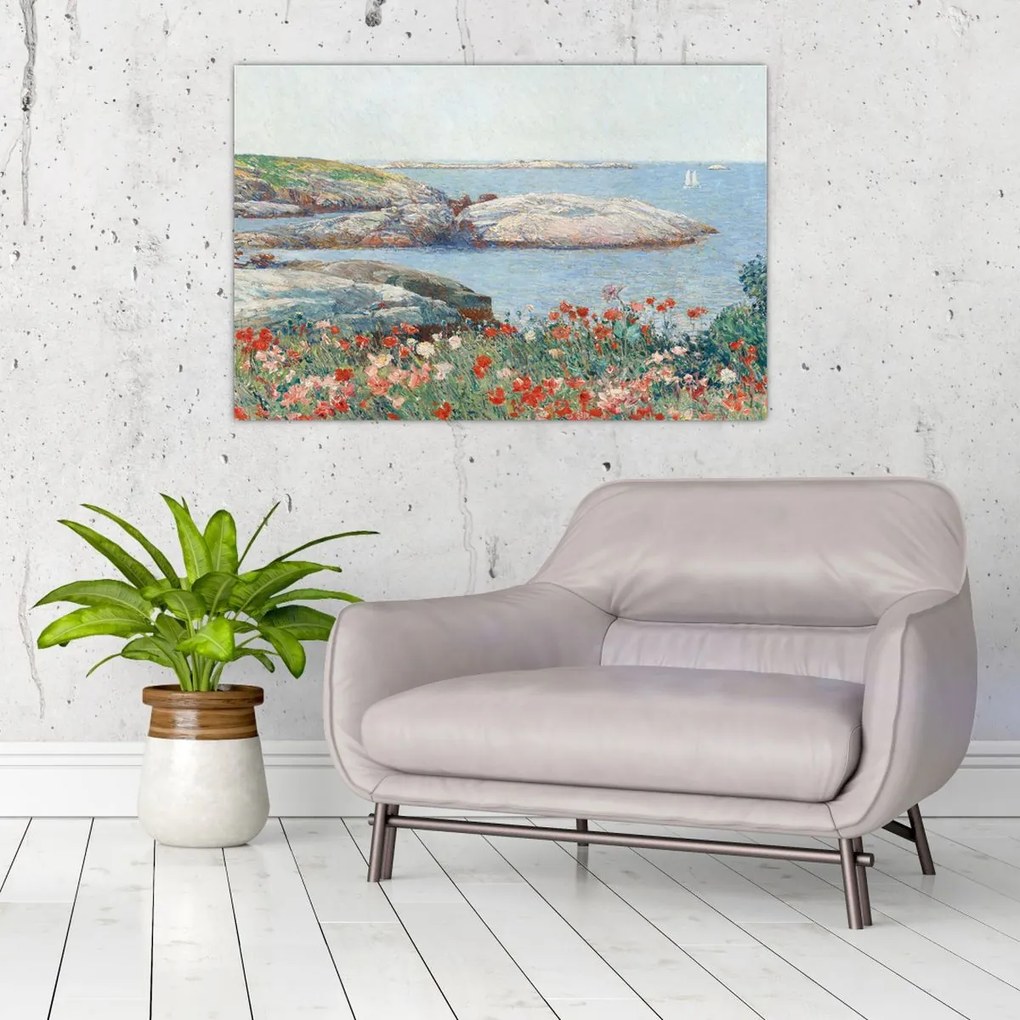 Tablou - Childe Hassam, Poppies,  Isles of Shoals, reproducere (90x60 cm)