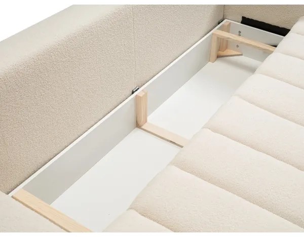 Canapea extensibilă DESIO, 3 locuri, bej