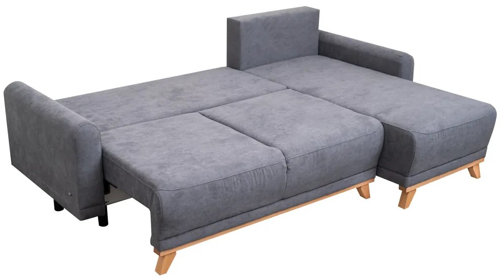 Canapea Culoare Gri Deschis, ORANGE Varianta de colt: Colt Stanga