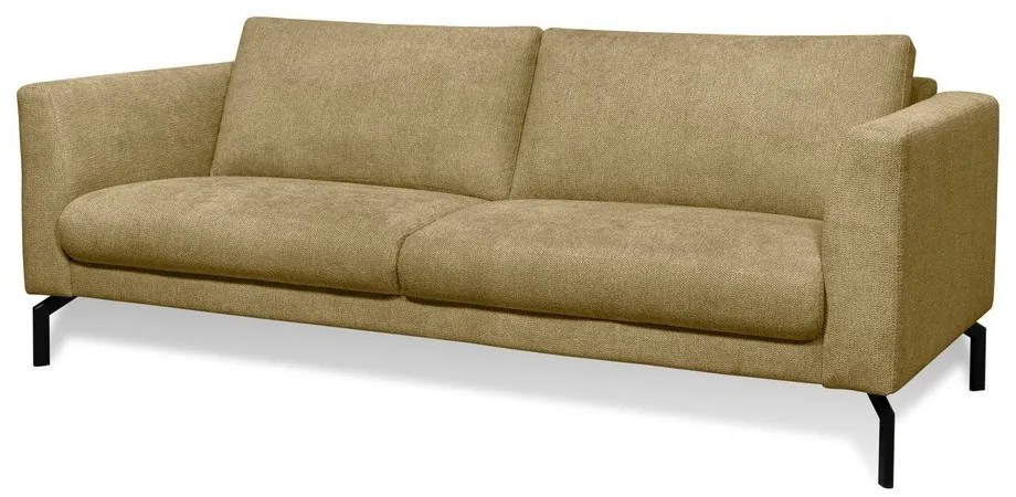 Canapea galben-muștar 216 cm Gomero – Scandic