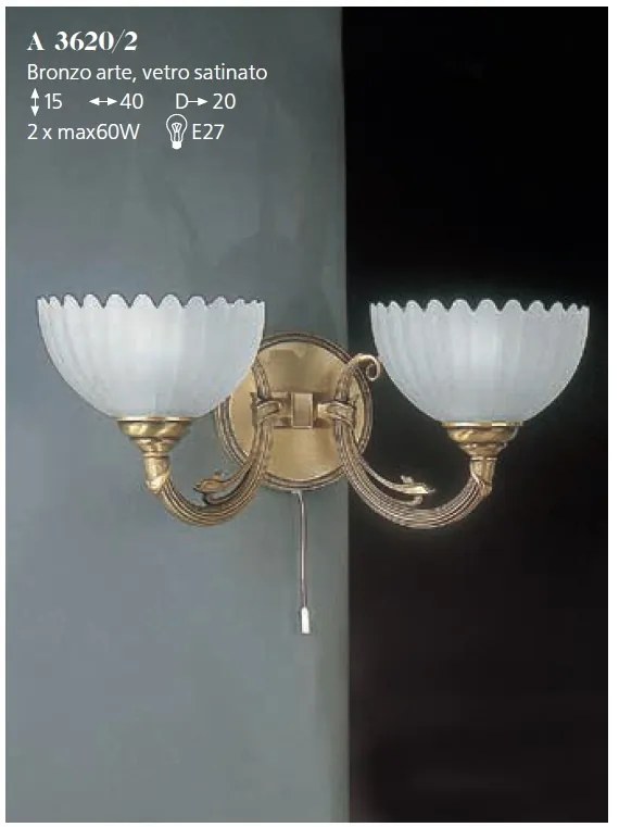 Aplica de perete design italian realizata manual 3620