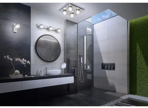 Aplică LED pentru baie Ledvance ORBIS FLAME LED/5,5W/230V IP44 crom