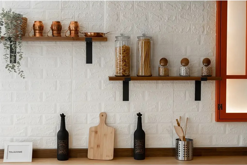 Set rafturi de perete din lemn, seria A-620, Homs, 30300