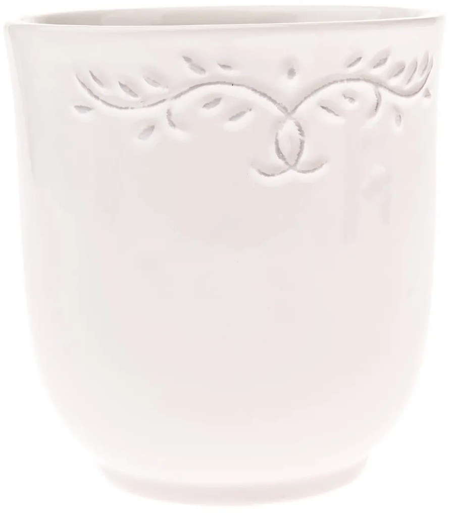 Ghiveci ceramic Ramillete bej, 13 x 14 cm