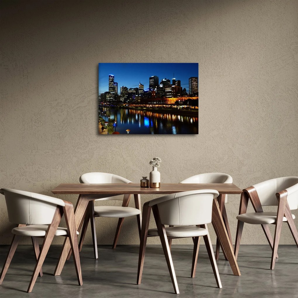 Tablou cu noaptea în Melbourne (70x50 cm)