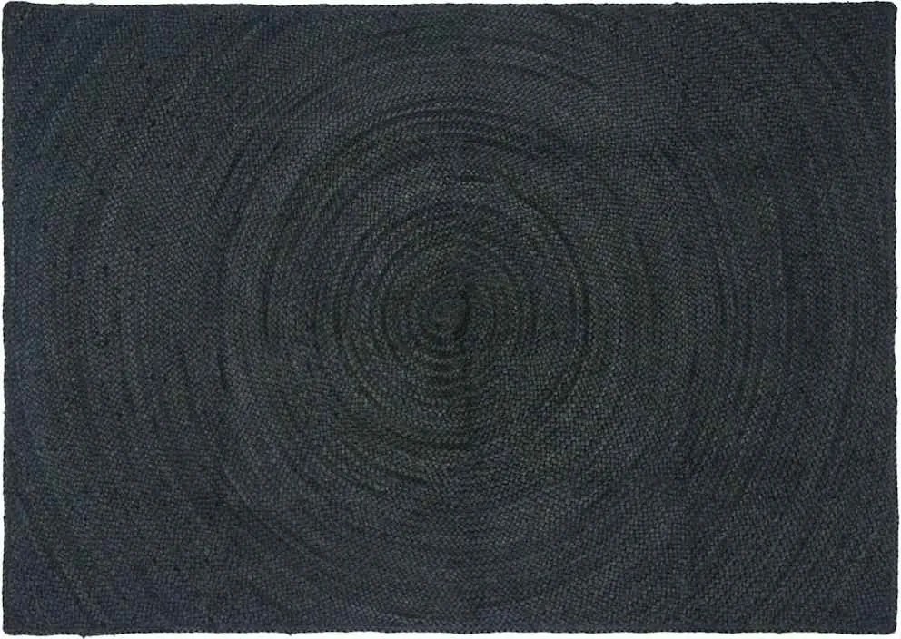 vidaXL Covoare de zonă Dreptunghiular Gri închis 140 x 200 cm Iută