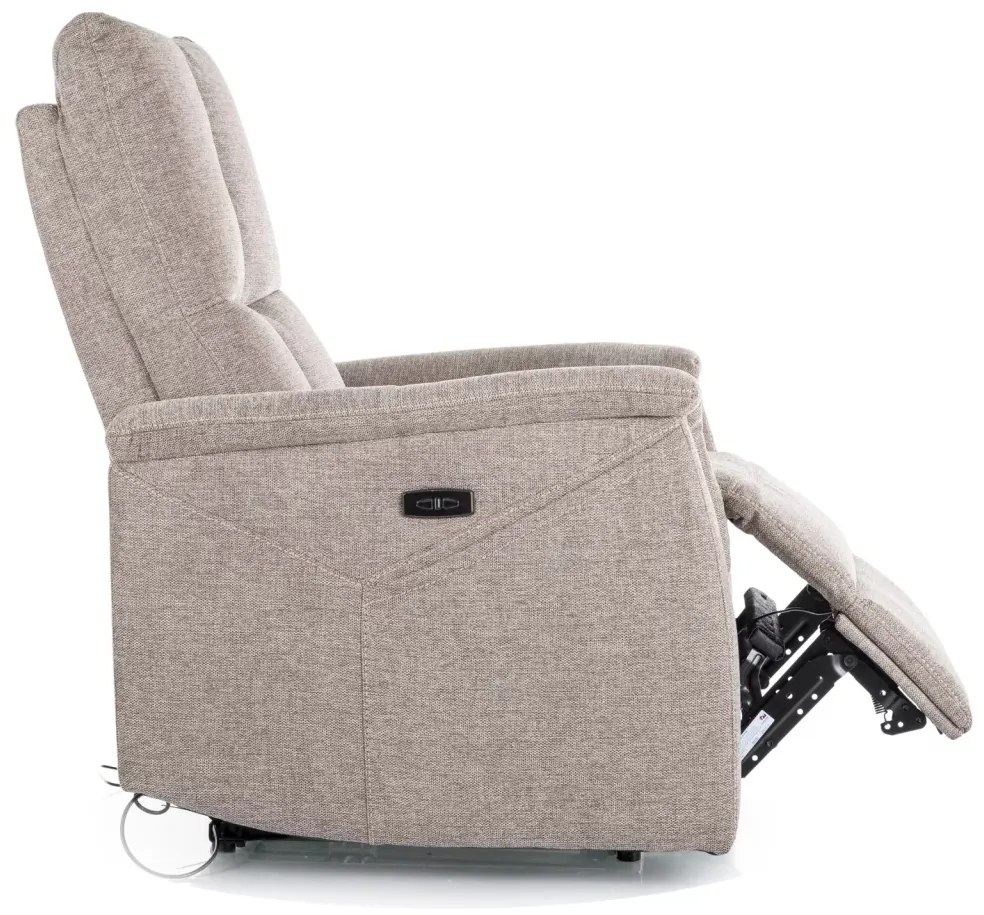 Fotoliu recliner cu functie de masaj Neptun M bej Brego34