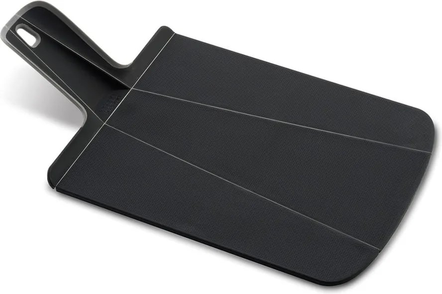 Tocător pliabil Chop2Pot Plus, lungime 38 cm, negru