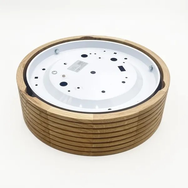 Brilagi - Plafonieră LED CARVALHO MODERN 1xE27/60W/230V, diametru 27,5 cm, finisaj stejar