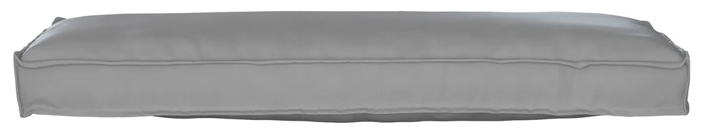 vidaXL Perna pentru palet pentru bancă, gri, 120 x 40 x 8 cm, din material Oxford.
