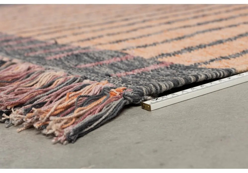 Covor roz/piersică din bumbac 160x230 cm Hampton – Dutchbone