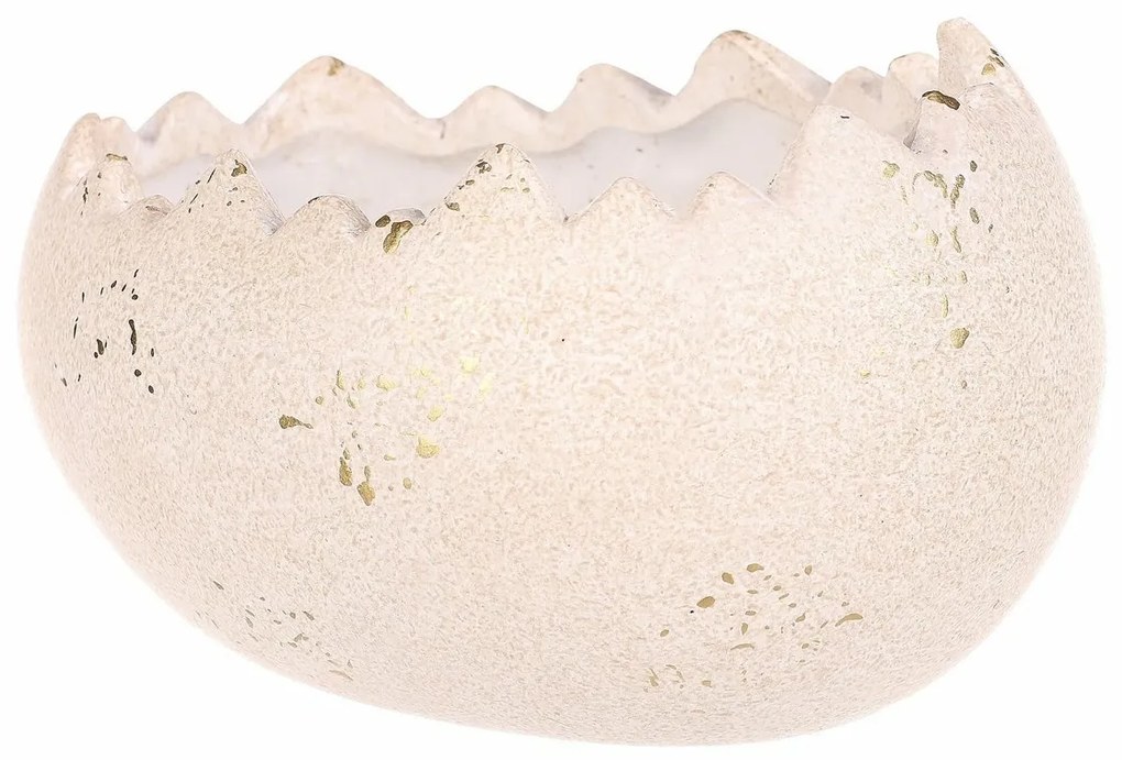 Vase de ceramică pentru flori Coajă orizontală, 17x 13 x 9 cm