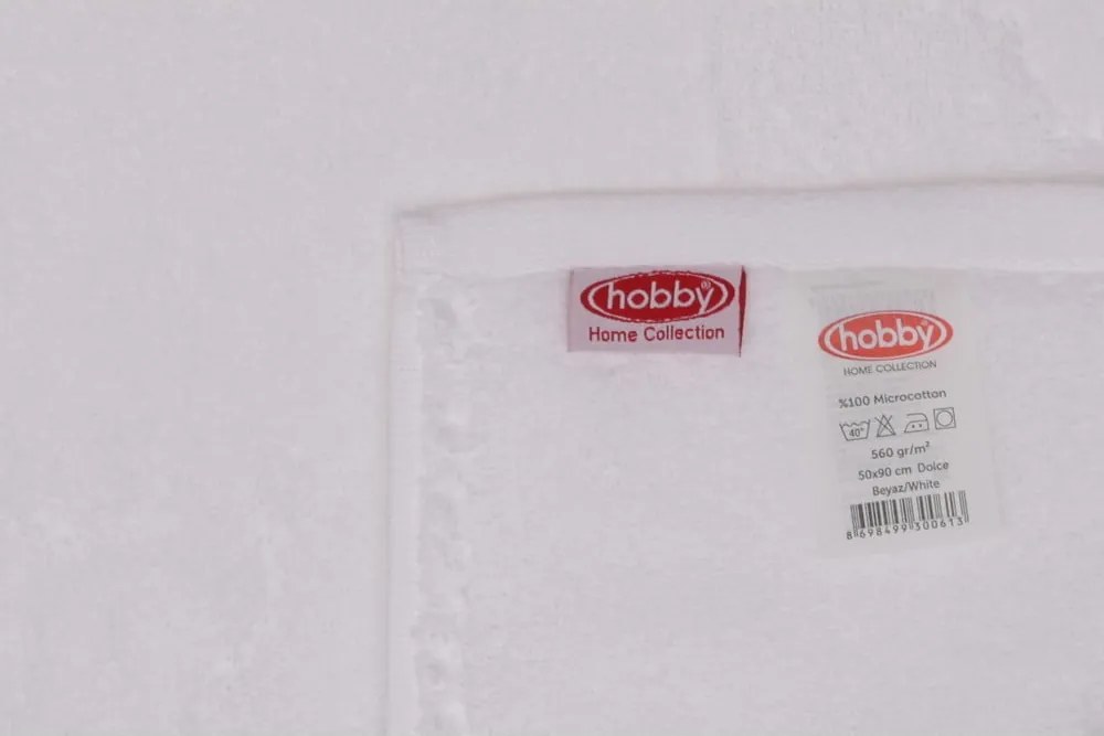 Set 2 prosoape din bumbac Foutastic Dolce, 50 x 90 cm, alb