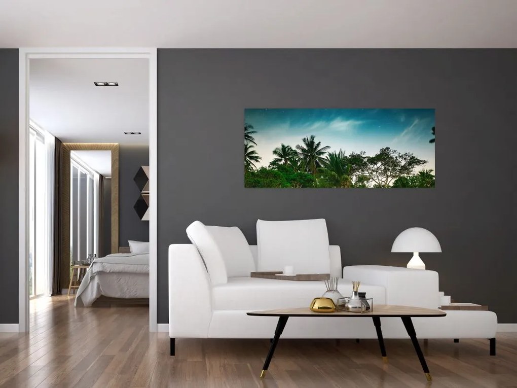 Tablou - palmierii (120x50 cm)