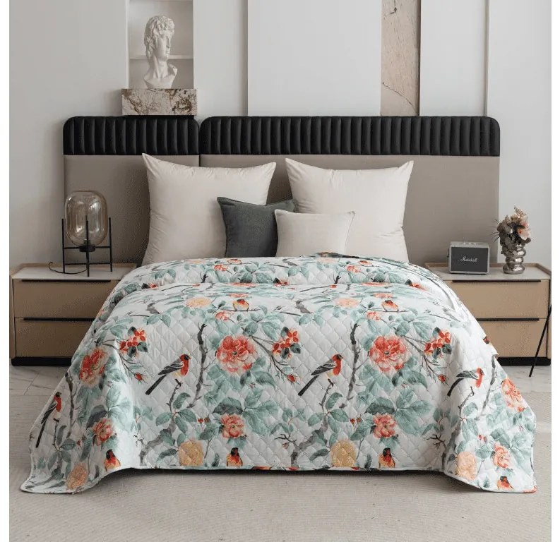 Cuvertura de pat cu model PETALIA, colorata Dimensiune: 170 x 210 cm