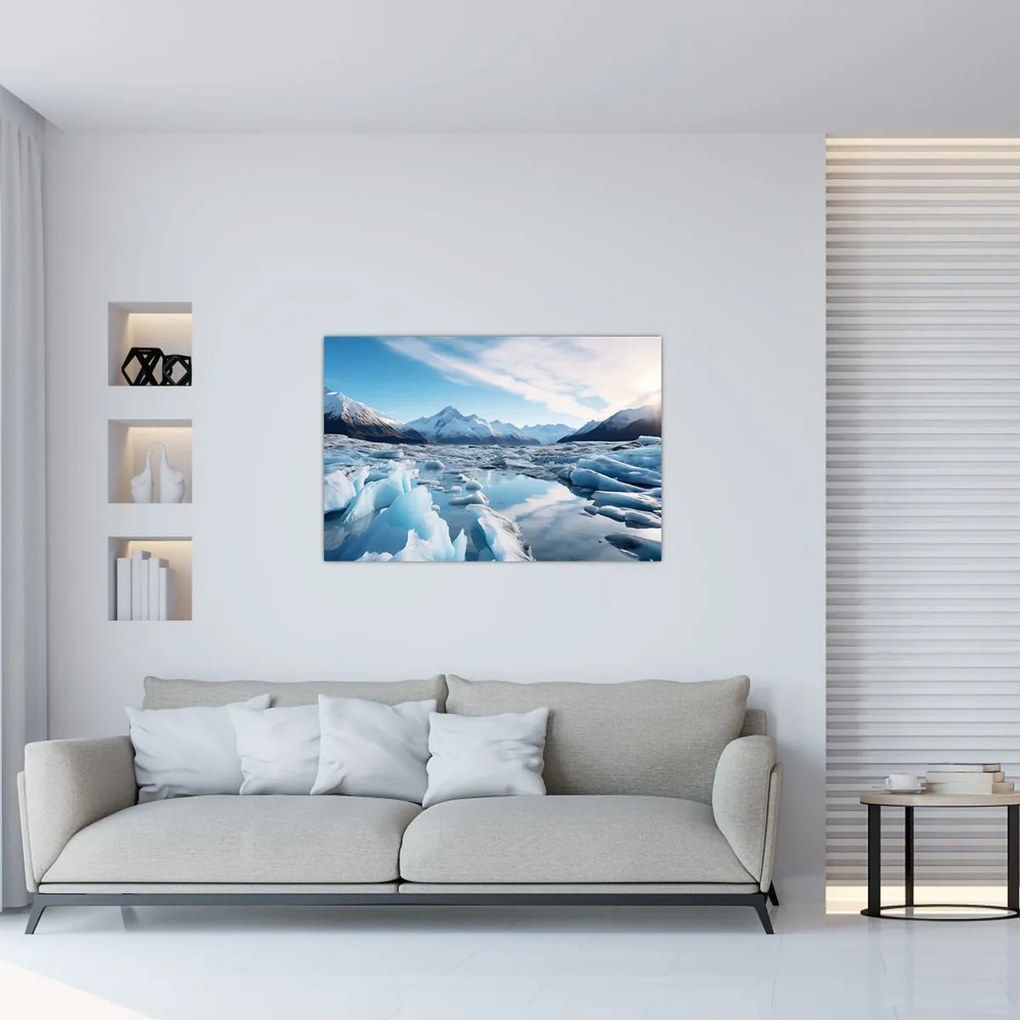 Tablou - Formațiuni glaciare (90x60 cm)