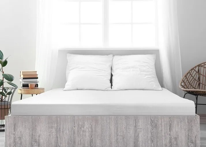 Cearșaf de pat jersey 4Home Ideal alb, 160 x 200 cm