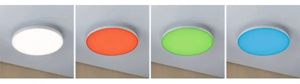 Paulmann 79929 - Lampă LED de plafon LORIA, 22 W, RGBW, dimerizabilă, 230 V