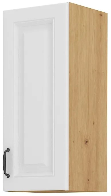 Dulap superior de bucătărie Sheila 30 G 72 1F (stejar artisan + alb). 1032461