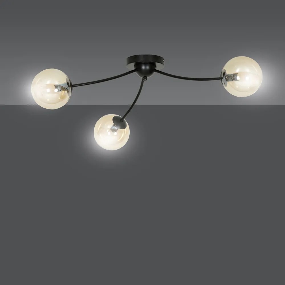 Lustra Plafon Bamba 3 Bl Miodowy 545/3 Emibig Lighting, Modern, E14, Polonia