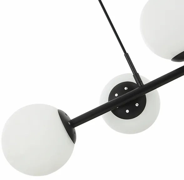 Candelabru suspendat pe cablu MADDIE 5xE14/5W/230V negru