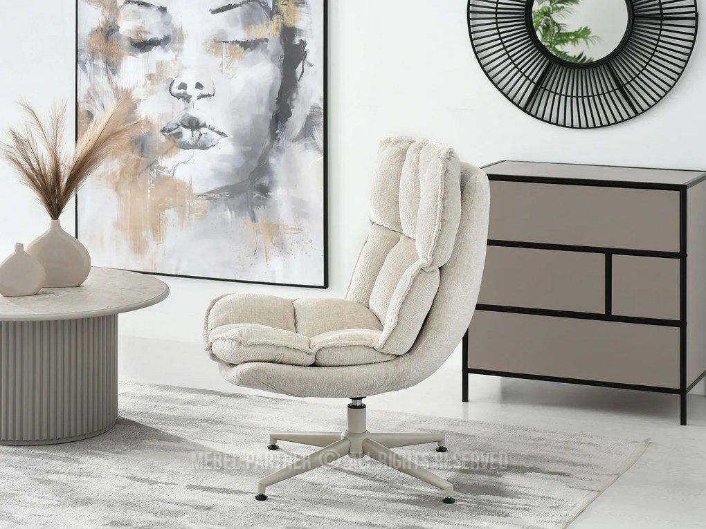 Fotoliu Jaspier (bej + crem). Promo -8%. 1110118