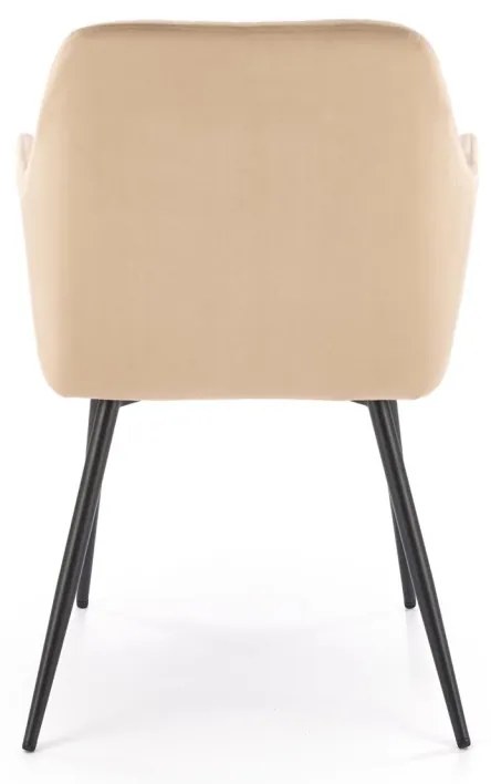 Scaun K558 velvet bej