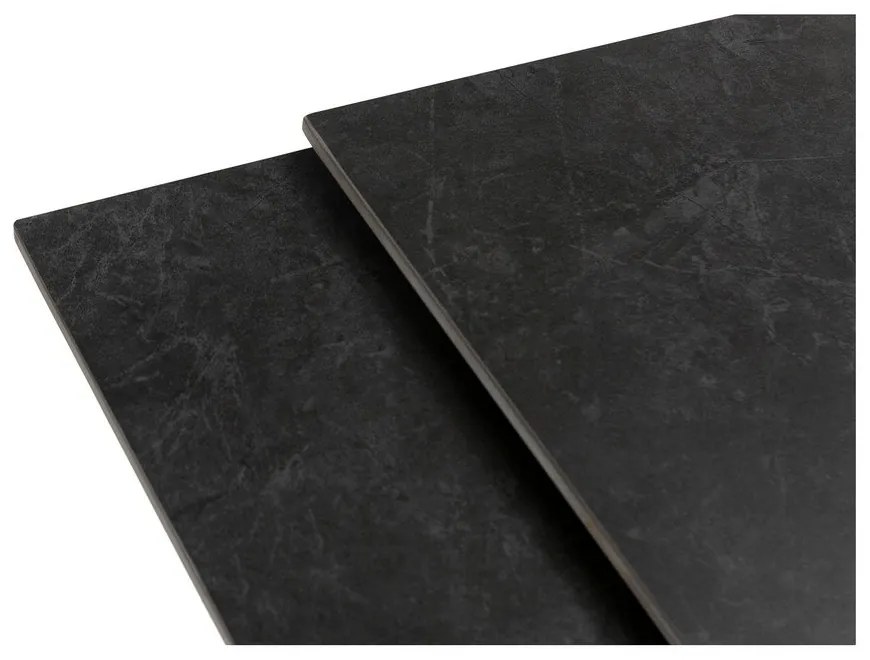 Masă de dining extensibilă cu blat din piatră cu blat suplimentar 90x150 cm Arlene – Marckeric