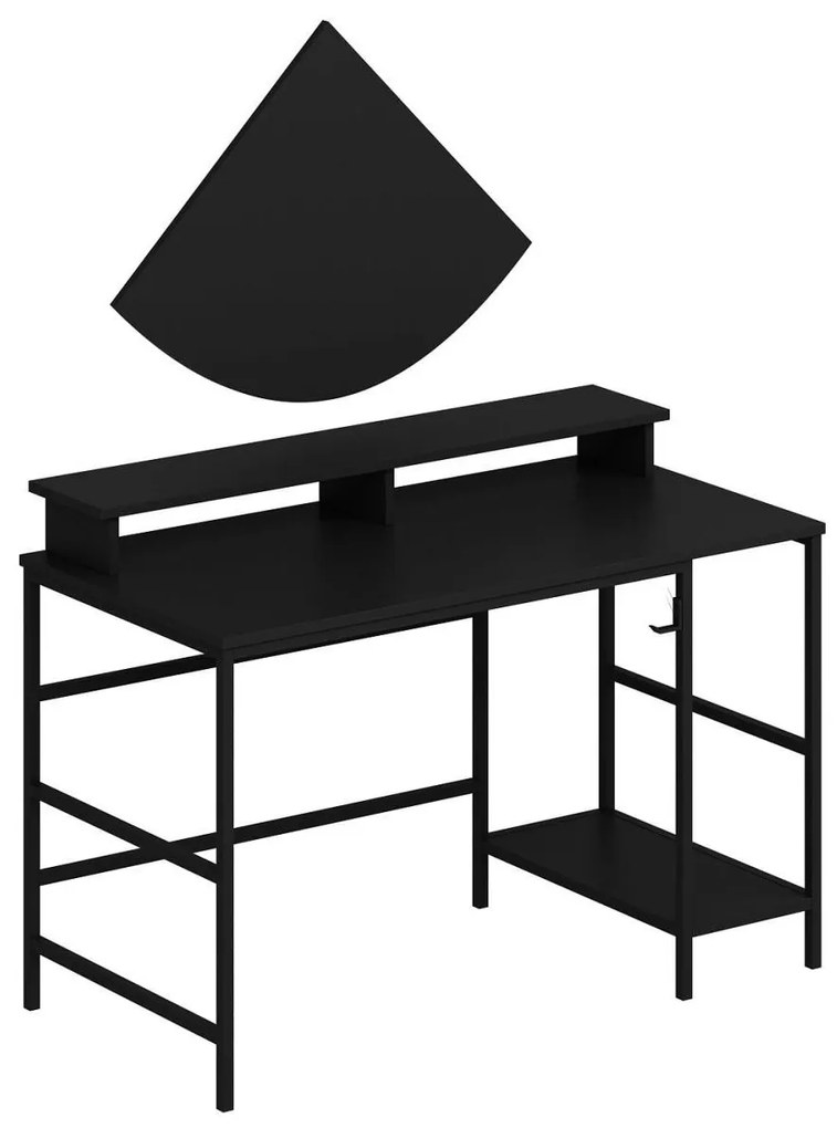 Masă PC Grana (Negru). 1088568