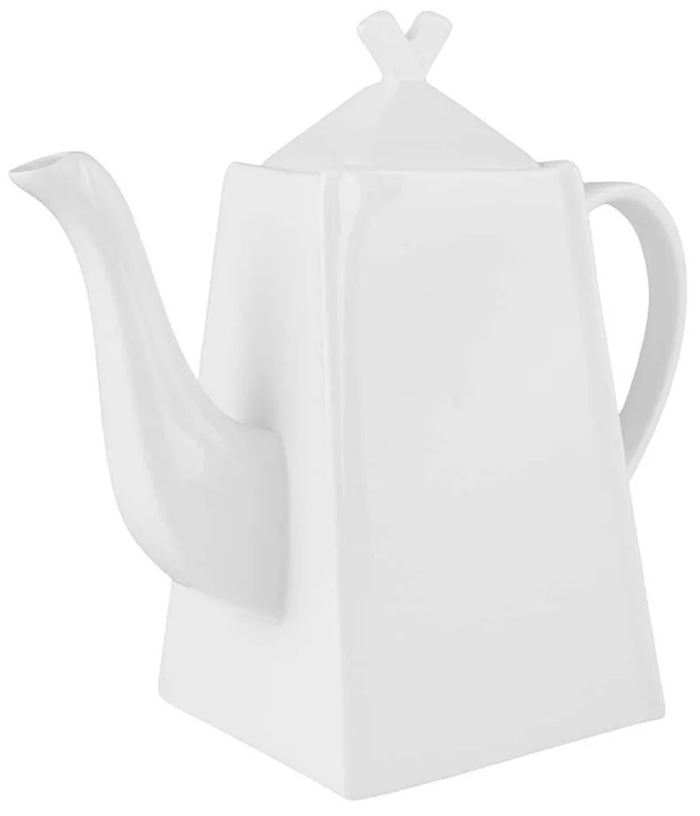 Cana cafea/ceai, portelan, 750 ml, alb, Kubiko