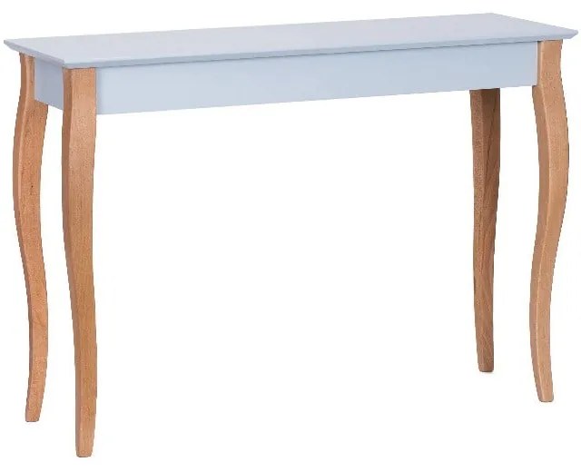 Masă Ragaba Console, lungime 105 cm, gri deschis