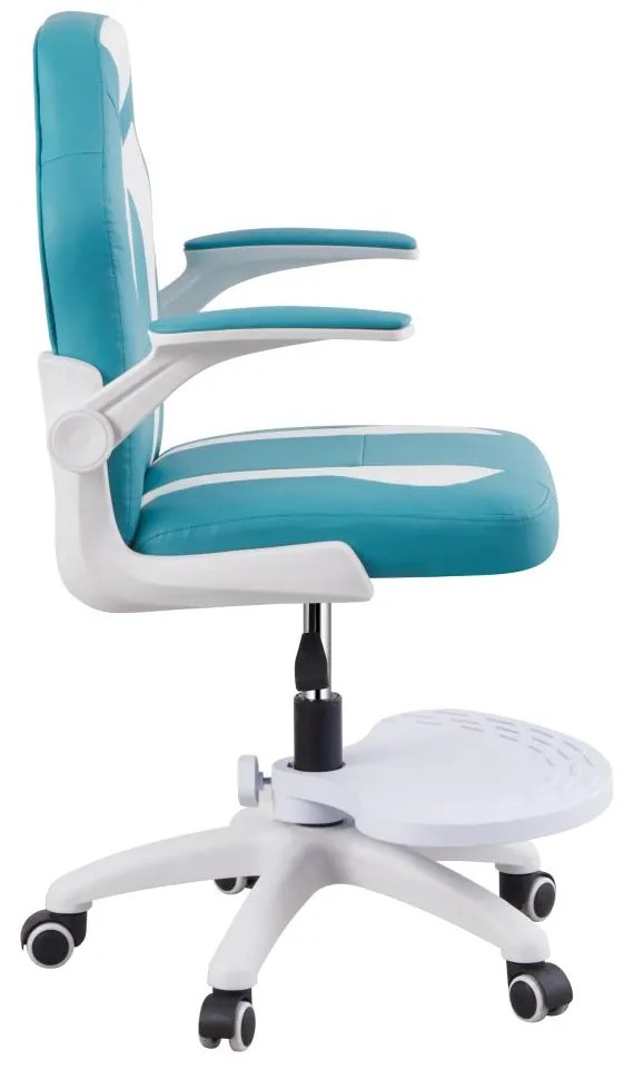 Scaun rotativ copii Ramin (albastru + alb) . 1116466