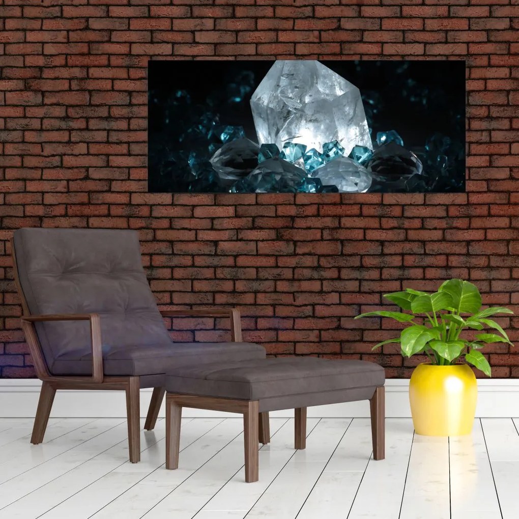 Tablou cu cristal (120x50 cm)