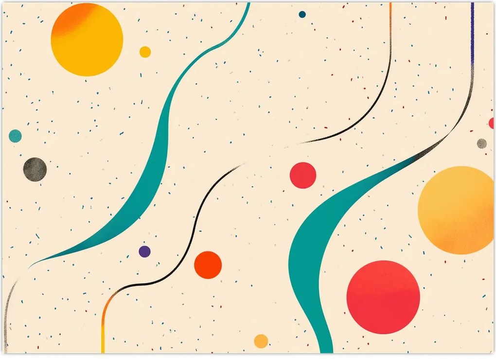 Tablou - Ilustrație colorată minimalistă (70x50 cm)