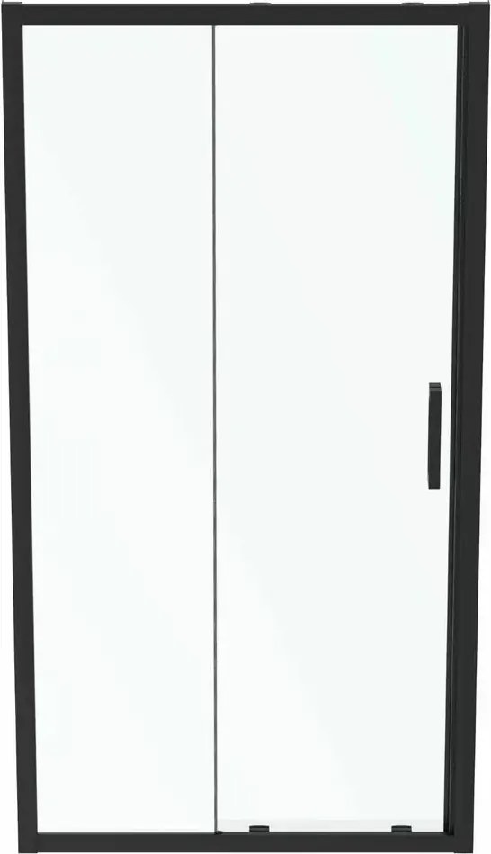 Usa glisanta cu segment fix 105 cm negru mat Ideal Standard Connect 2