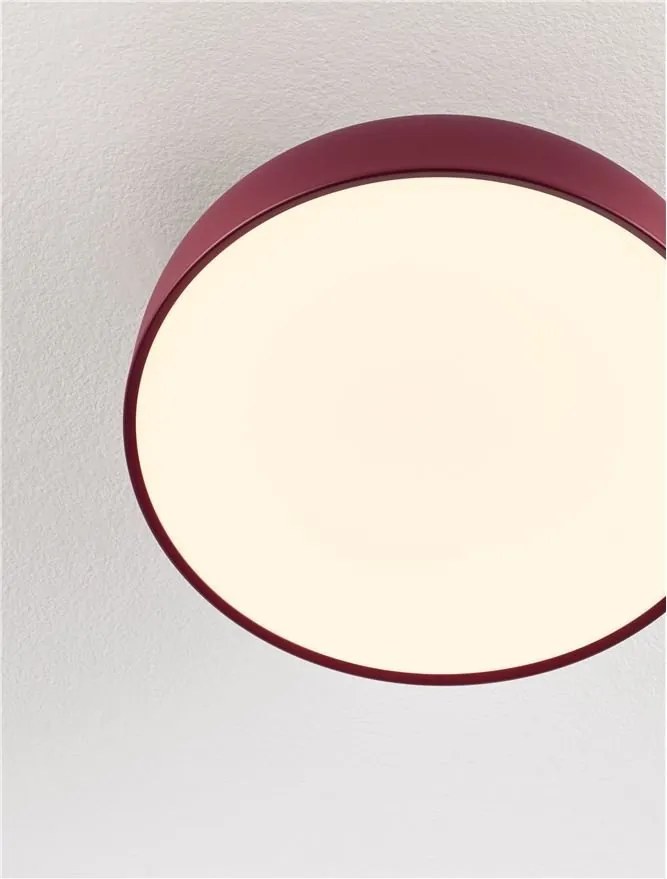 Plafoniera LED stil modern 2700K NOELIA bordeaux 40cm
