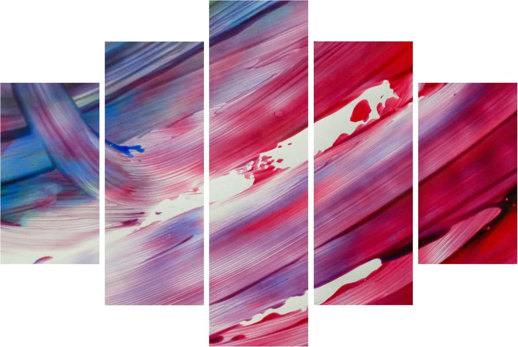 Tablou - culorile rozalbaste (150x105 cm)