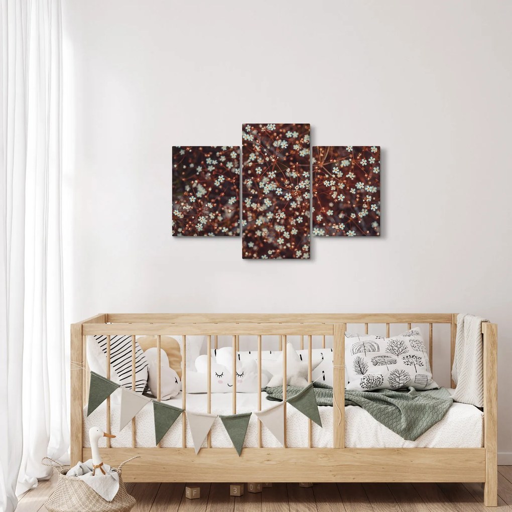 Tablou cu floare de nu mă uita (90x60 cm)