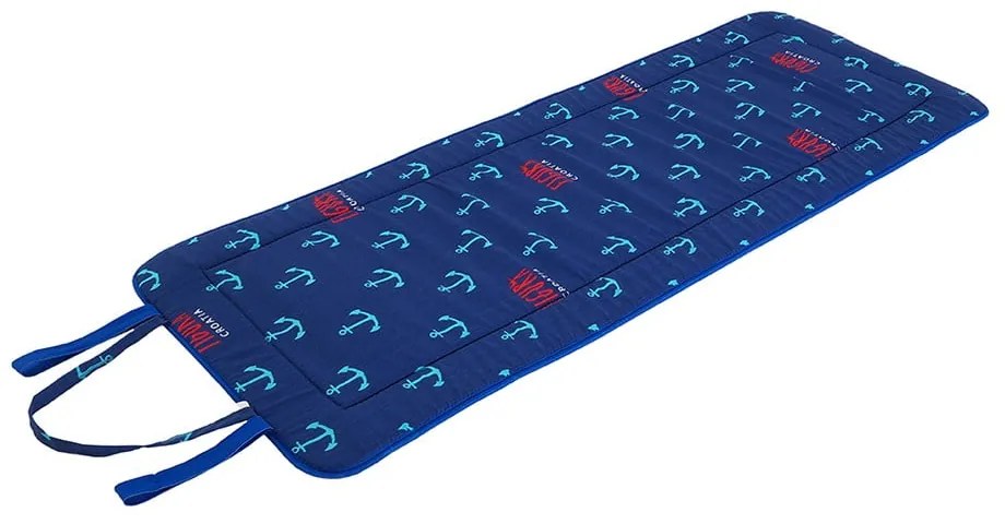 Pernă pentru scaun de grădină albastră pentru șezlong 52x148 cm Anchors – B.E.S.