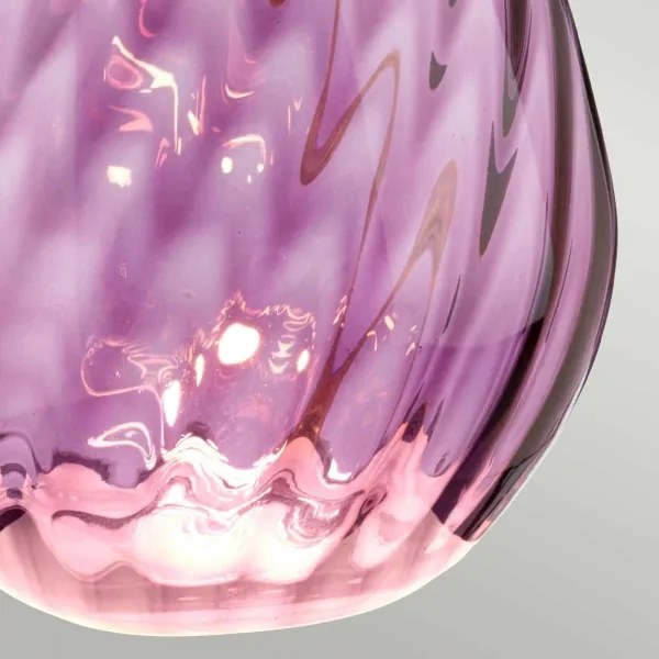 Lampă LED de masă Elstead LENA-TL-S-PLUM LENA 1xE27/60W/230V + 1xGU10/7W roz