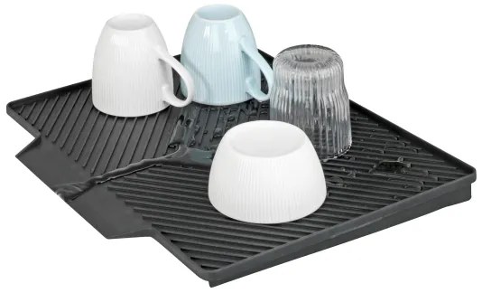 WENKO 54771100 - Scurgător pentru vase NELIA, 34 x 40 cm, negru