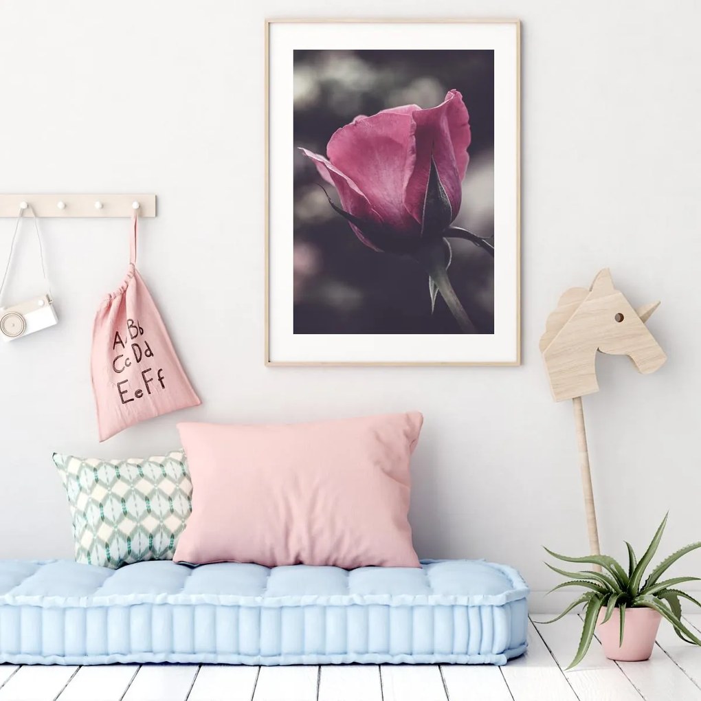 Poster - Floarea de trandafir (A4)