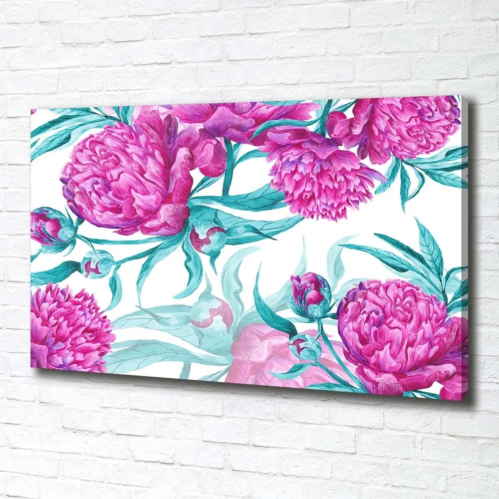 Print pe canvas Bujori roz
