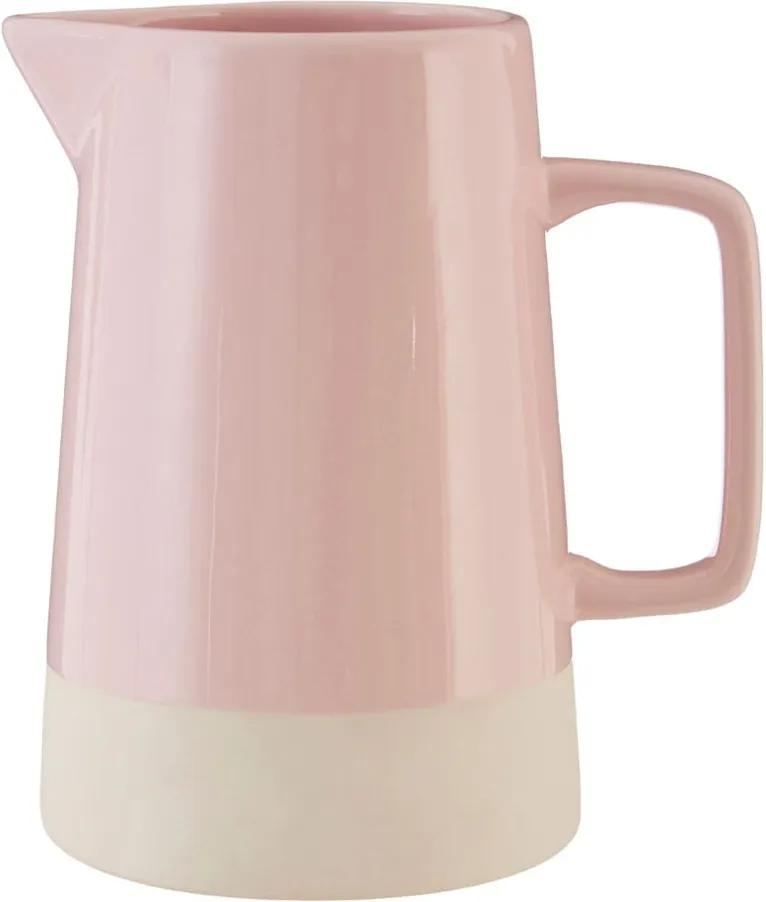 Carafă din ceramică Premier Housewares, 1,28 l, roz