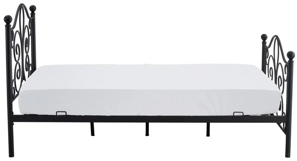 Pat metalic Panama Negru – 120 x 200 cm