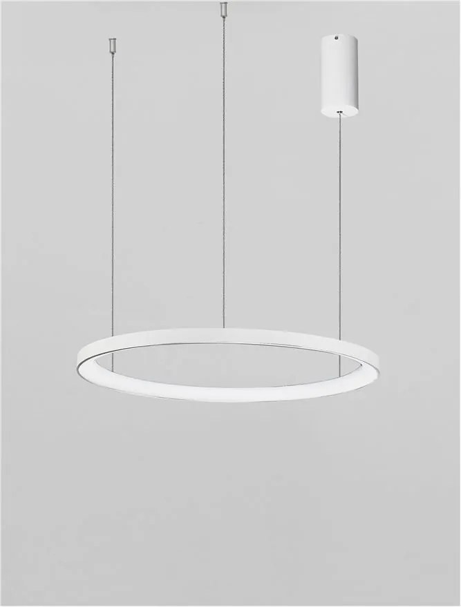Lustra LED dimabila design circular PERTINO D-48cm