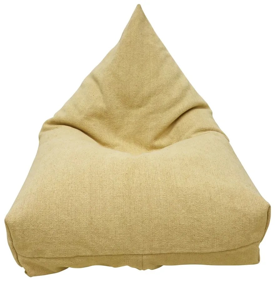 Fotoliu puf pentru copii galben deschis Cleo Light Honey – Lorena Canals